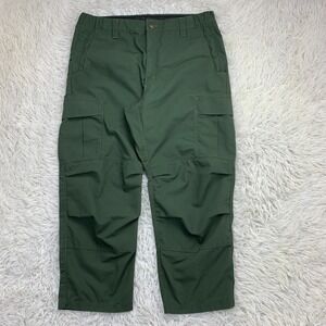 Vertx Pants Mens 37x27‎ Green Cargo Straight Ripstop Tactical Utility Tag 38x32